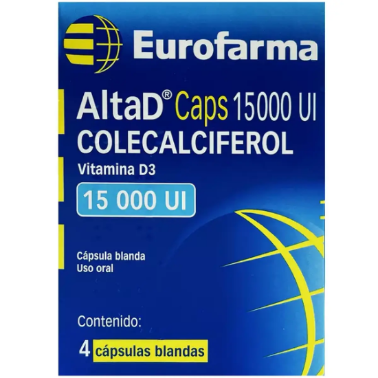 Imagen de Altad 1500 U.I x 4 cápsulas 