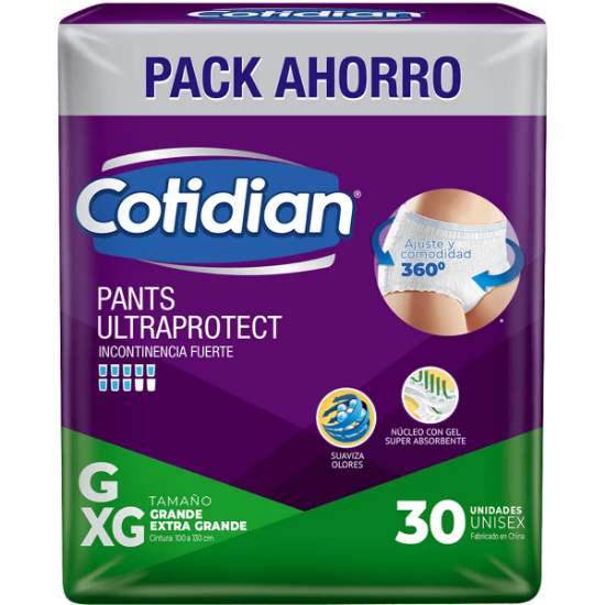 Cotidian-ropa-interior-desechable-ultra-protección-talla-G-x-30-unidades