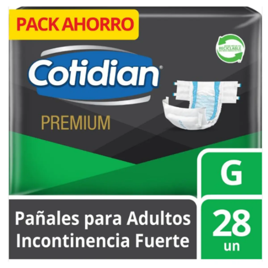 Imagen de Cotidian premium ropa interior desechable talla G x 28 unidades