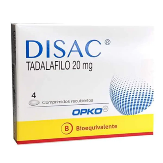 Imagen de Disac 20 mg x 4 comprimidos
