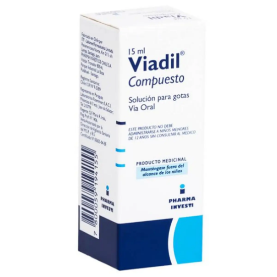 Imagen de Viadil compuesto solución oral para gotas x 15 ml