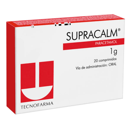 Imagen de Supracalm 1 g x 20 comprimidos