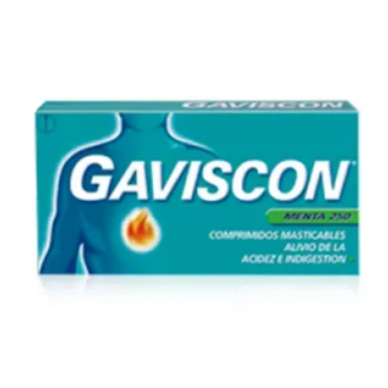 Imagen de Gaviscon menta 250 mg x 8 comprimidos masticables