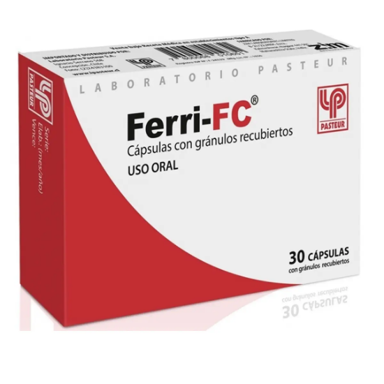 Imagen de Ferri FC x 30 cápsulas con gránulos recubiertos