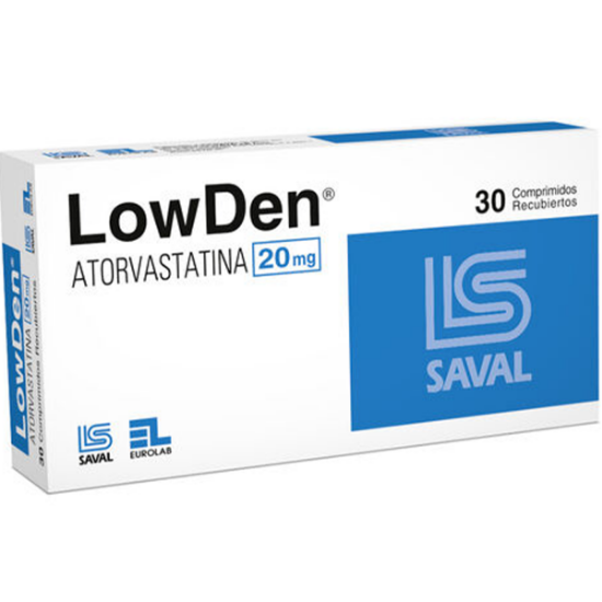 Imagen de Lowden 20 mg x 30 comprimidos recubiertos  