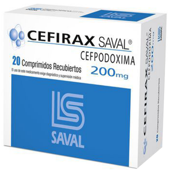 Imagen de Cefirax 200 mg x 20 comprimidos recubiertos  