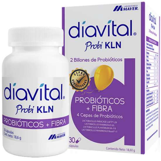 Imagen de Diavital Probi  Col-on 4 cepas de Probioticos x 30cps