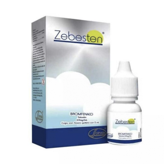 Imagen de ZEBESTEN 0,09% SOLUCION OFTALMICA 5 ML [BE] (BROMFENACO)