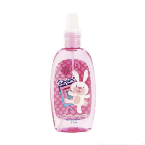 Imagen de Babyland rosada hipoalergenico colonia para niños x 210 ml