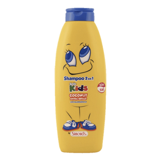 Imagen de SIMONDS SMILE KIDS 2EN1 COCONUT EXTRA BRILLO SIN SAL SHAMPOO 400 ML