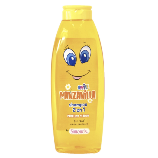 Imagen de SIMONDS SMILE KIDS 2EN1 MANZANILLA CABELLOS CLAROS SIN SAL SHAMPOO 400 ML