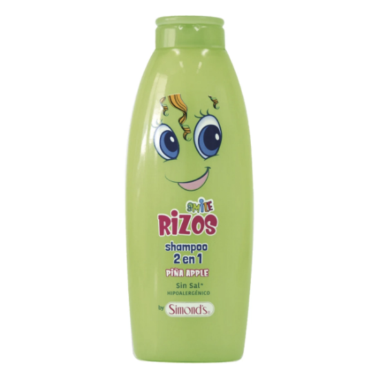 Imagen de SIMONDS SMILE KIDS 2EN1 PINEAPPLE EXTRA BRILLO SIN SAL SHAMPOO 400 ML