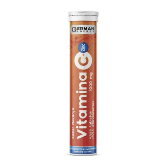 Imagen de VITAMINA C + ZINC GERMAN ENERGY X 20 TABLETAS EFERV
