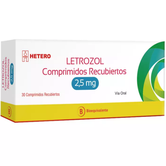 Imagen de Letrozol 2,5 mg x 30 comprimidos