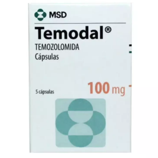 Imagen de Temodal 100 mg x 5 cápsulas