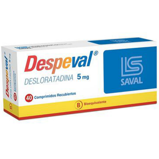 Imagen de Despeval 5 mg x 40 comprimidos recubiertos