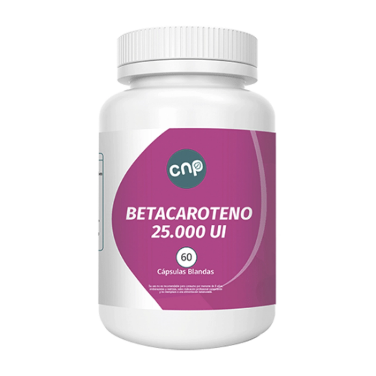 Imagen de Betacaroteno 25000 U.I x 60 cápsulas blandas