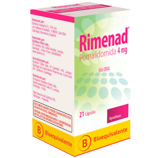 Imagen de Rimenad 4 mg x 21 cápsulas