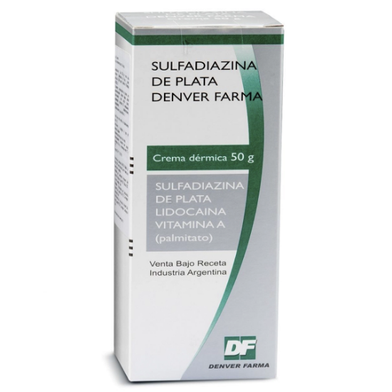 Imagen de SULFADIAZINA DE PLATA CON LIDOCAINA+RETINOL CREMA TOPICA 50 G.