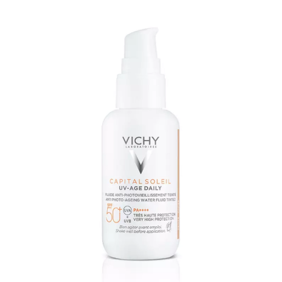 Imagen de VICHY CAPITAL SPF50+ SOLEIL UV-AGE DAILY COLOR FLUIDO 40 ML