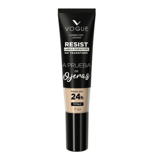 Imagen de VOGUE RESIST LARGA DURACION A PRUEBA DE OJERAS PETALO CORRECTOR LIQUIDO 7 ML