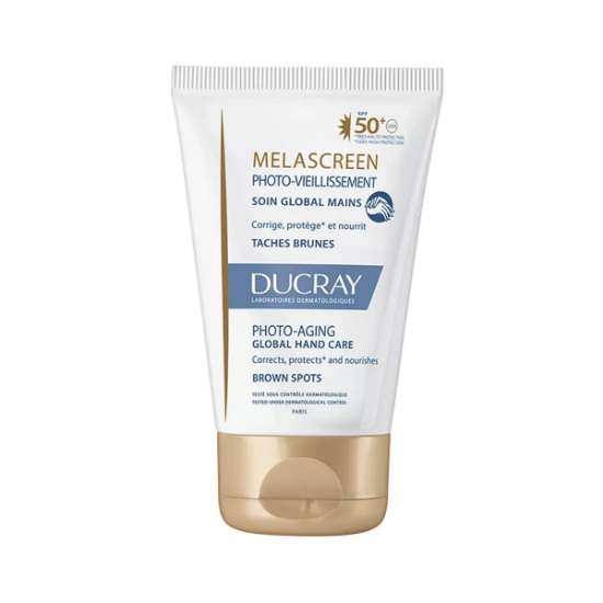 Imagen de Ducray melascreen fotoenvejecimiento SPF50+ cuidado global manos crema x 50 ml