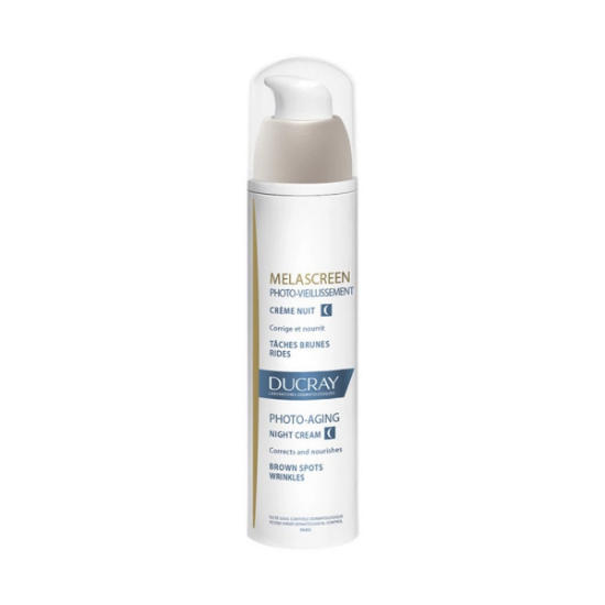 Imagen de Ducray melascreen photo aging cara escote manchas oscuras arrugas crema de noche x 50 ml