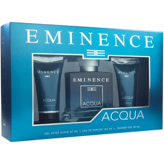 Imagen de Eminence acqua eau de parfum spray + gel after shave + shower gel 100 + 60 + 60 ml