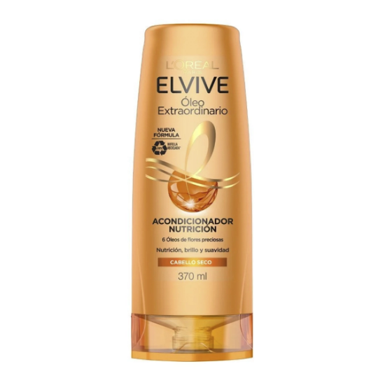 Imagen de Elvive oleo extraordinario nutricion intensiva coco cabello muy seco acondicionador x 370 ml