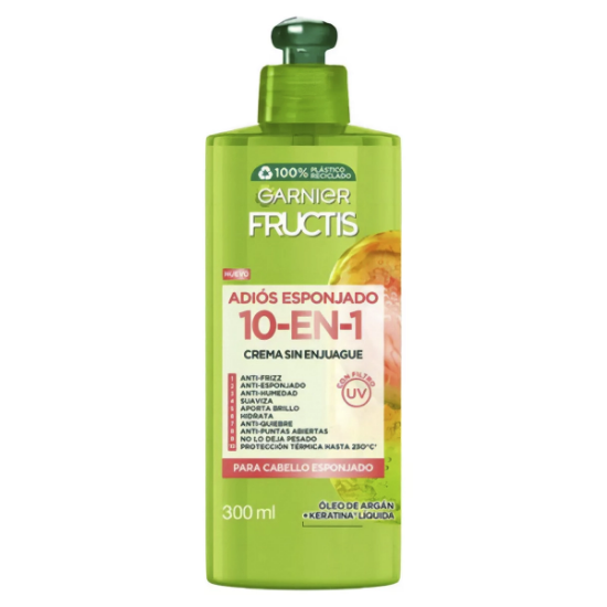 Imagen de Fructis adios esponjado crema para peinar 10 en 1 x 300 ml