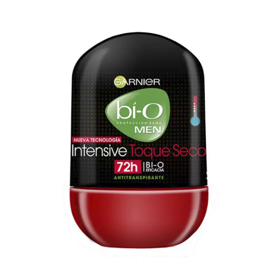 Imagen de GARNIER BI-O MEN DESODORANTE ROLL-ON TOQUE SECO INTENSIVE 50 ML 