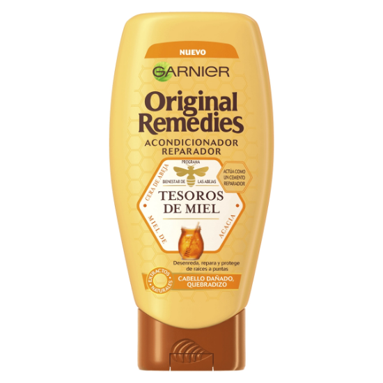 Imagen de GARNIER ORIGINAL REMEDIES RECONSTITUYENTE TESOROS DE MIEL ACOND.250 ML