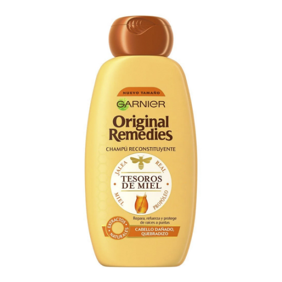 Imagen de GARNIER ORIGINAL REMEDIES RECONSTITUYENTE TESOROS DE MIEL SHAMPOO 300 ML
