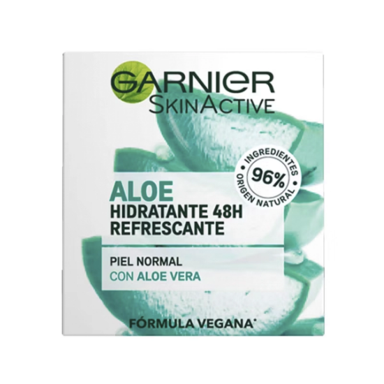 Imagen de GARNIER SKIN ACTIVE HIDRATANTE REFRESCANTE C/EXT.ALOE VERA CREMA ROSTRO DIA 50 G