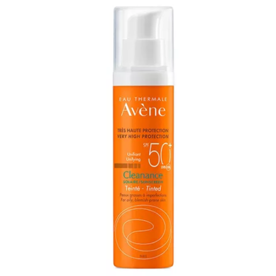Imagen de Avene eau thermal cleanance color SPF50+ UVB / UVA pieles acneicas proteccion solar muy alta x 50 ml