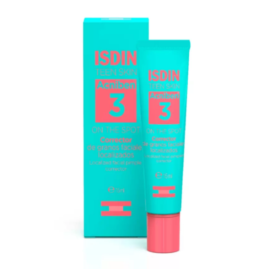 Imagen de ISDIN ACNIBEN ON THE SPOT CORRECTOR DE GRANOS FACIALES GEL 15 ML