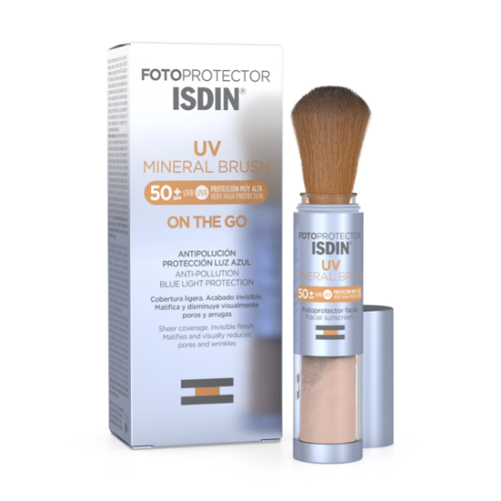 Imagen de ISDIN FOTOPROTECTOR UV MINERAL BRUSH 2GR SPF50+ COBERTURA LIGERA
