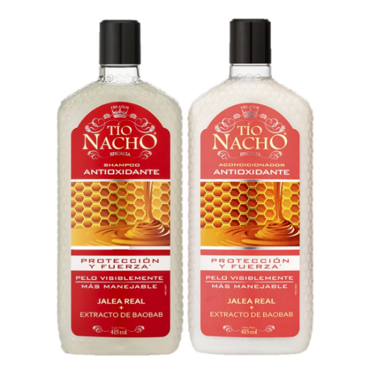 Imagen de TIO NACHO ANTIOXIDANTE SHAMPOO+CONDICIONADOR [415+415] ML