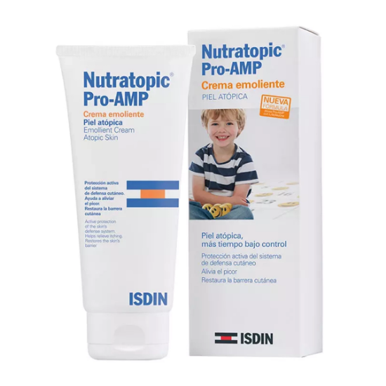 Imagen de ISDIN NUTRATOPIC PRO-AMP EMOLIENTE PIELES ATOPICAS CREMA 200 ML