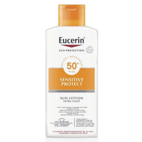 Imagen de Eucerin sun body FPS50+ sensitive protect extra light protector solar x 400 ml