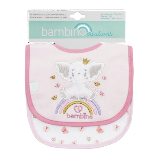 Imagen de Babero toalla niña x 2 unidades