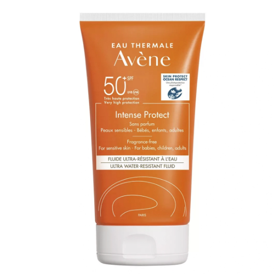 Imagen de Avene eau thermale intense protect solar SPF50+ sin perfume resistente al agua piel sensible x 150 ml