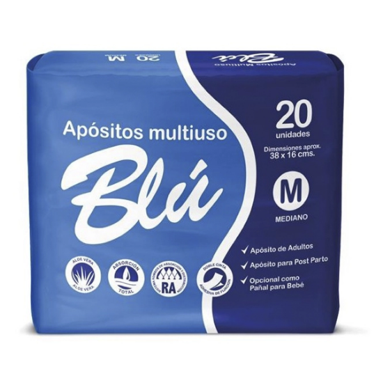 Imagen de Aposito blu talla M x 20 unidades