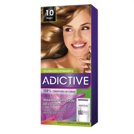 Imagen de Adictive coloración en crema 1 / 0 negro 40 g