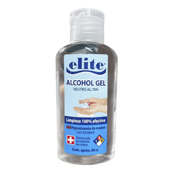 Imagen de Alcohol gel 70° limpiador de manos x 60 ml