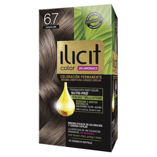 Imagen de ILICIT SIN AMONIACO 6/7 CHOCOLATE 16 60G