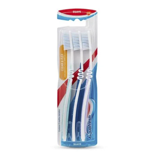 Imagen de Aquafresh clean & flex suave cepillo medio x 3 unidades