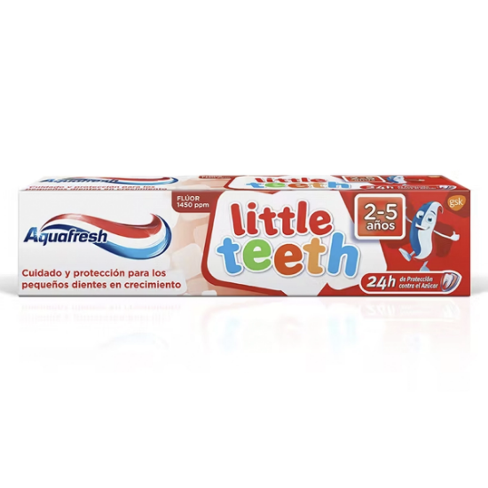 Imagen de Aquafresh little teeth paste 2-5 años sin flúor x 63 g