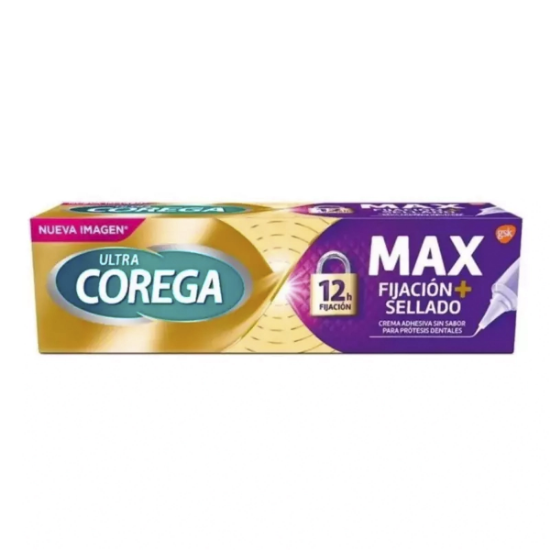 Imagen de Corega ultra máximo sin sanor sellado crema adhesiva x 70 g