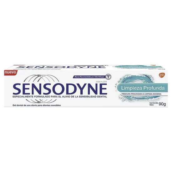 Imagen de SENSODYNE LIMPIEZA PROFUNDA TP 90 G.